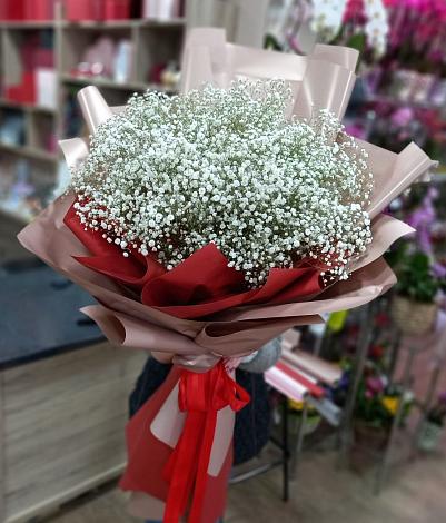 Букет цветов из: Гипсофила в Нагорное