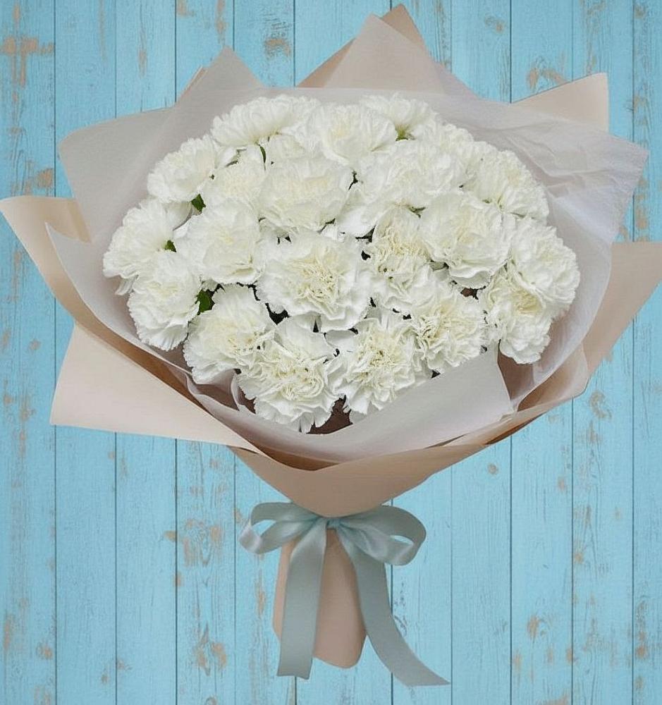 Букет цветов из: Гвоздики в Нагорное