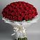 Букет 101 Красная роза Блэк Мэджик в Нагорное