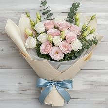 Букет цветов из:  Лизиантусы в Нагорное