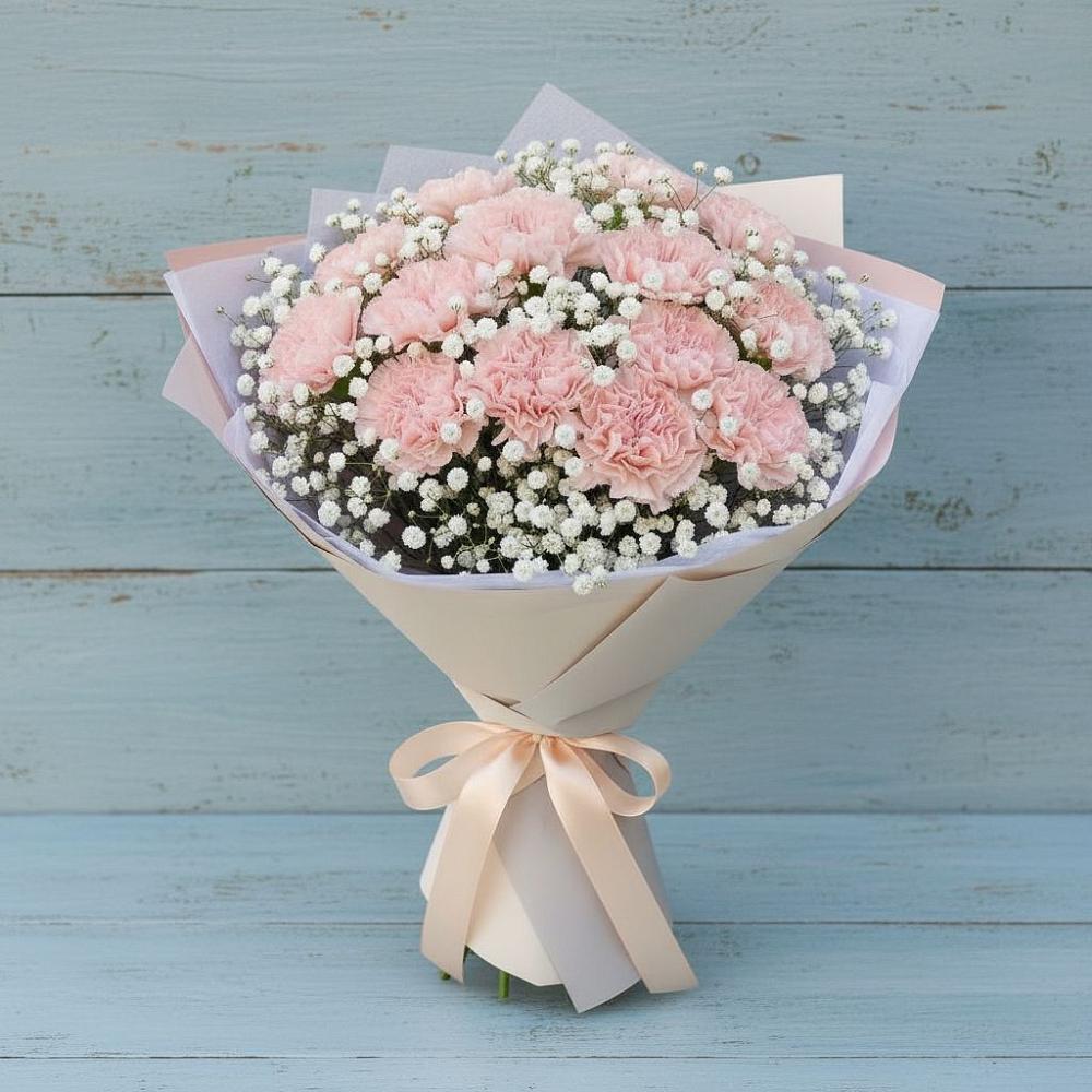 Букет цветов из: Гвоздики в Нагорное