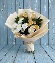 Букет цветов из:  Розы и Хризантемы в Нагорное