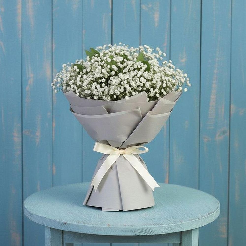 Букет цветов из: Гипсофила в Нагорное