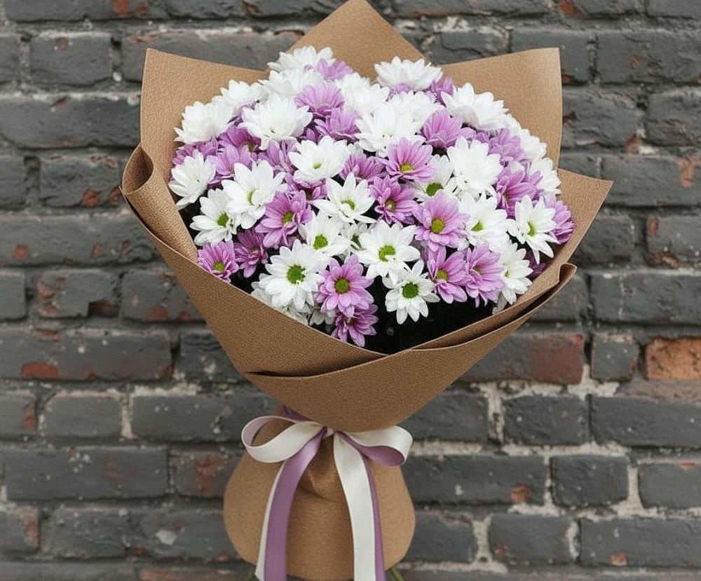Букет цветов из: Хризантемы в Нагорное