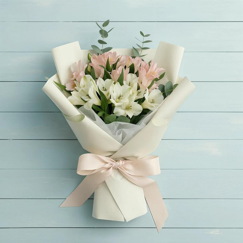 Букет цветов из: Альстромерии в Нагорное