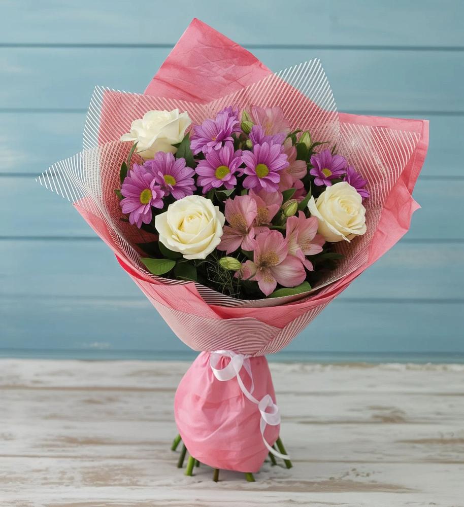 Букет цветов из: Герберы в Нагорное