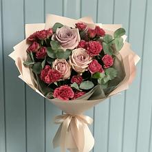 Букет цветов из:  Гвоздики и Розы #REPLACE_PRED# Нагорное